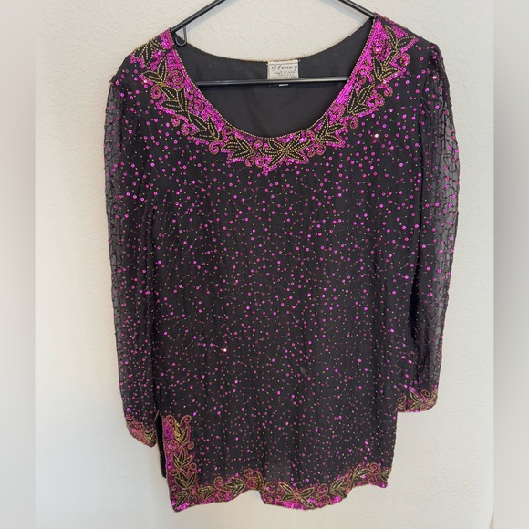 Steinay Tops - Steinway Beaded Top